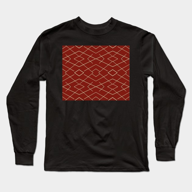 Geometric shapes Long Sleeve T-Shirt by Almanzart